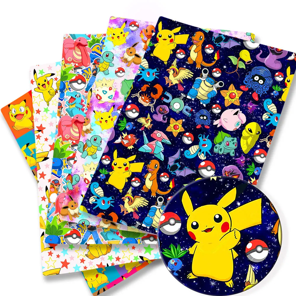 Baby Products 1 Year - Pokemon การ์ตูน Fabric140*50 ซม.Handmade เย็บ Patchwork