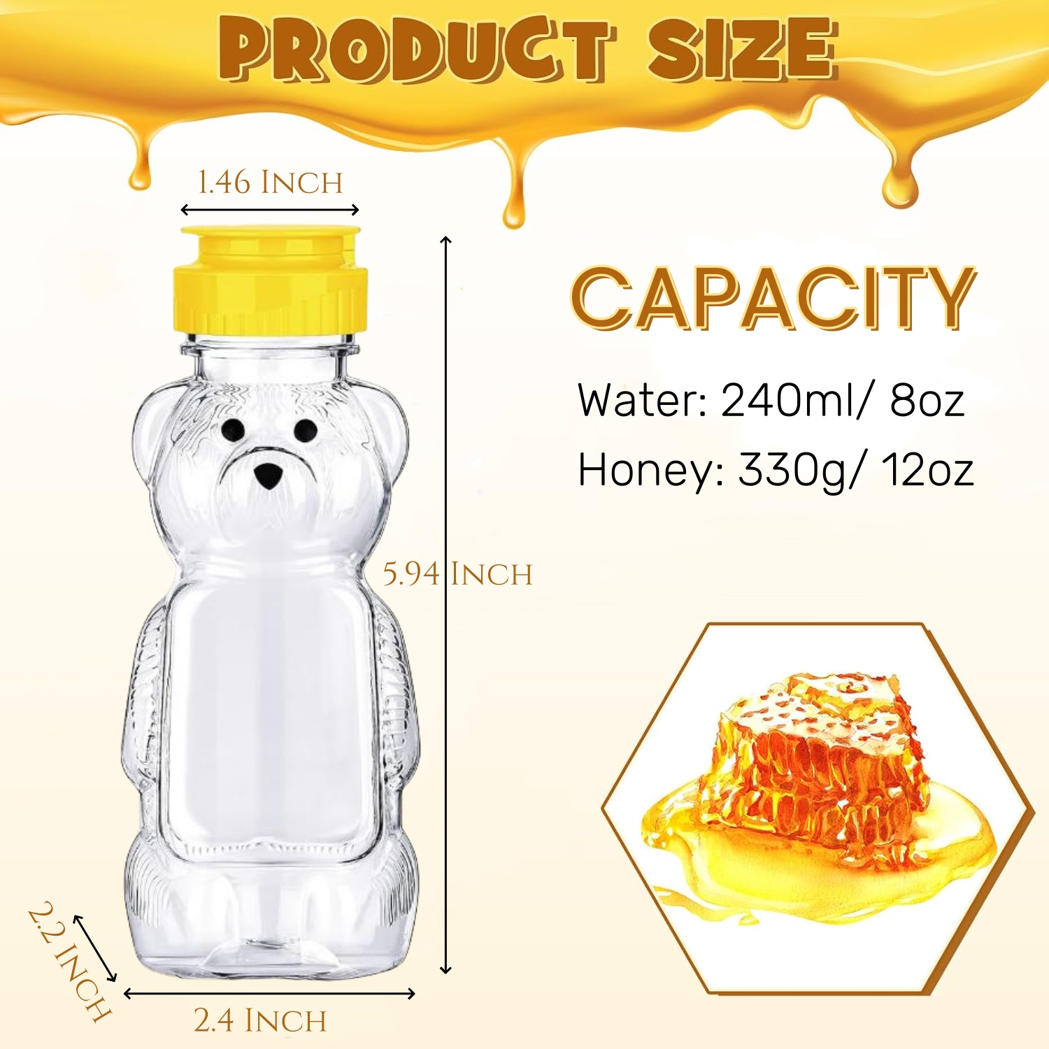 12-36pcs พลาสติกหมีน้ําผึ้ง Ja - Baby Products Distributor บทวิจารณ์และราคา