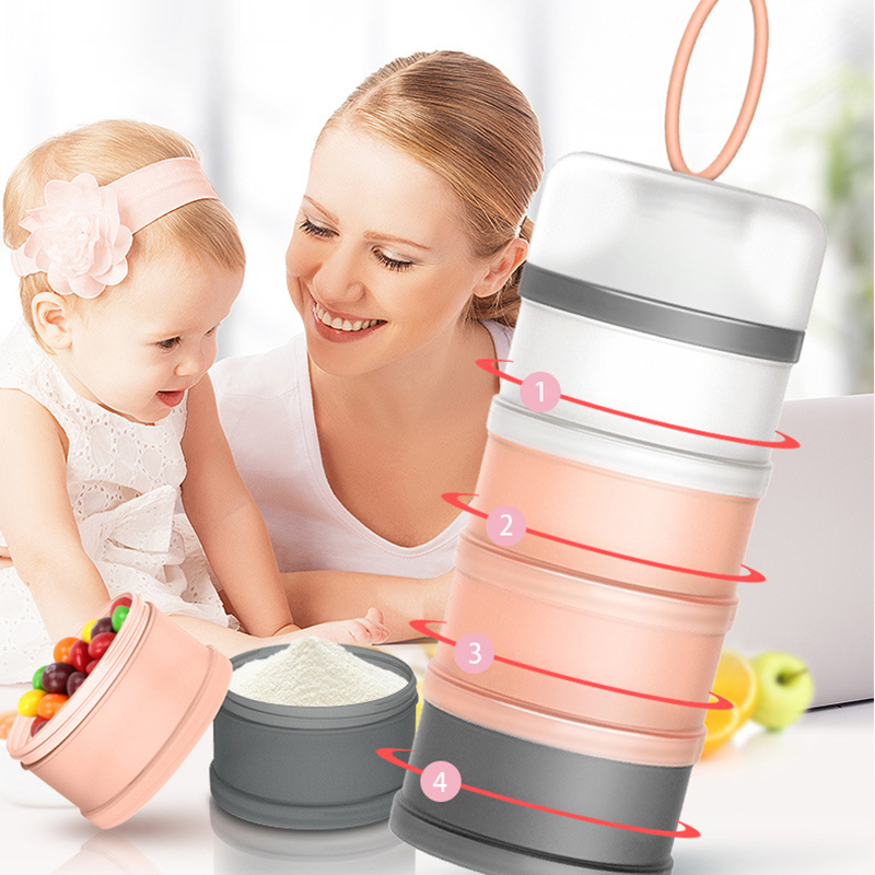 4 ชั้นภาชนะบรรจุเด็ก PP กล่องน - Baby Products Distributor บทวิจารณ์และราคา